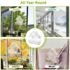 Smart Birds Hanging Feeder Transparent with Camera Bird House Pet Feeder 1080P HD Easy Installation for Outdoor Garden