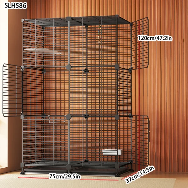 Bird Cage Household Large Tiger Skin Cockatiel Luxury House Splash-Proof New Small Thrush Dandan Myna Special