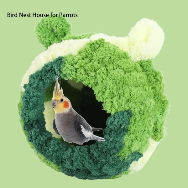 Bird Cage Bed House Cozy Comfortable Lovely Appearance Decorative Warm Bird Cage Bed for Parakeet Parakeet Bed