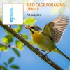 Bird Cage Feeder Foraging Toy Hollow Basket Millet Holder Toy Hook Design Pet Supplies For Budgies Lovebirds Medium Parrots