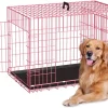 48 inch dog cage dog house folding metal wire dog cage