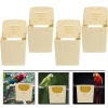 4 Pcs Bird Breeding Box Nesting Hut Plastic House Incubation Cage Nests Pet Travel Baby Boxes Roosting Case Breeding Accessories