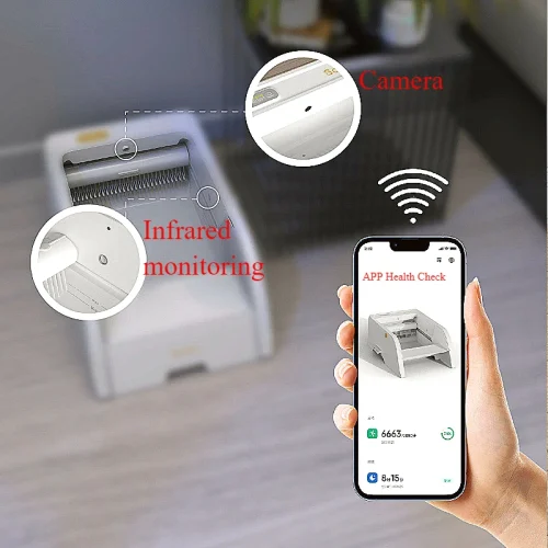 Fully Automatic Intelligent Cat Litter Box, Semi Enclosed, Anti Jamming, No Need To Shovel Feces, Sterilization, Deodorization