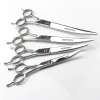9inch 8" 7.0" Professional Japan Stainless Steel Pet Grooming Scissors Curved Hair Scissors For Cat And Dog Barber Shears