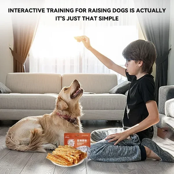 Dog Snacks Dried Chicken Breast 500g Pet Snacks Fresh Flavorful Thin Crispy Dog Training Reward Jerky Nutrient Rich Pet Snacks