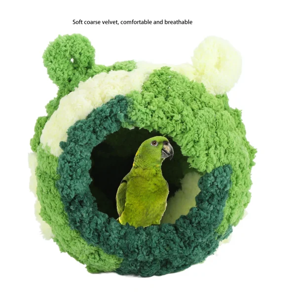 Bird Cage Bed House Cozy Comfortable Lovely Appearance Decorative Warm Bird Cage Bed for Parakeet Parakeet Bed