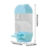 Bird Feeder Water Dispenser House Shaped Parakeet Feeder Smart Bird Feeder Large Capacity Anti Spill Food Container Drinker Cage