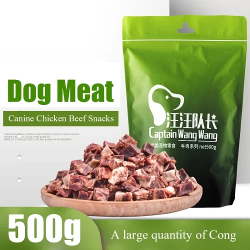 Pet shop dog snacks beef 500g chicken teddy pet training reward