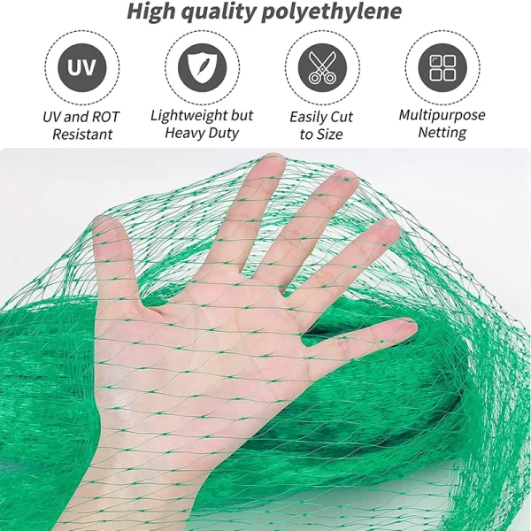 20/10M Anti Bird Protection Net Mesh Garden Plant Netting Protect Plants and Fruit Trees from Birds Deer Poultry Best Fencing