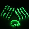 Luminous Cat Necklace Glowing Small Dog Cat Collar Anti-Loss Fluorescent Silicone Cat Bell Collar Neck Ring Pet Cat Accessories