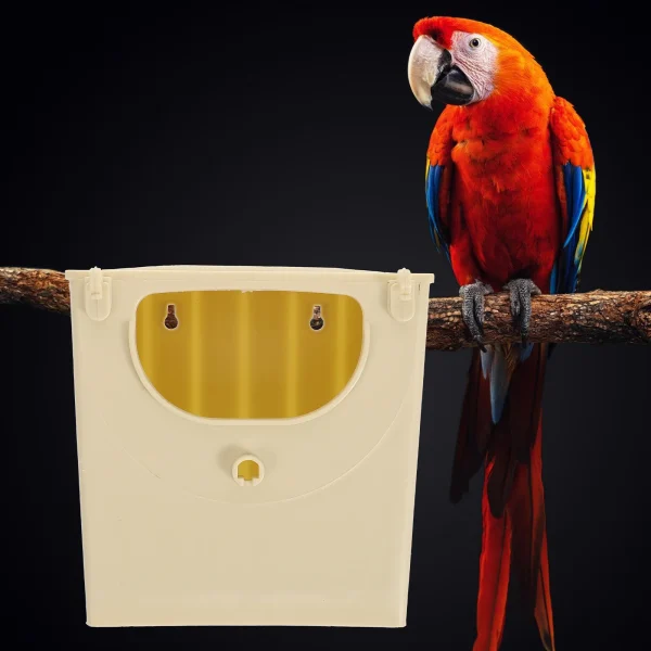 4 Pcs Bird Breeding Box Nesting Hut Hatching House Incubation Cage Pet Supplies Plastic Bird Hut Roosting Box Hanging Case Bird