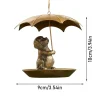 Bird Feeder With Umbrella Holding Umbrella Design Hummingbird Feeder All-Weather Exquisite Garden Yard Decorations Hummingbird
