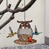 1pc Heavy Duty Copper Mesh Owl Shaped Wild Bird Feeder for Garden Yard Decor Window bird feeder Feeders bird Bird feeder cups