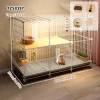 Rabbit Cage Large Space Household Large Villa Rabbit Nest with Toilet