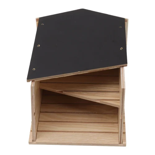 Bat Box Bat House Kit Double Chamber Wooden Waterproof Windproof Bat Box Shelter for Outdoor Garden Patio Yard Wooden Bat House