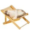 Pet Cat Bed Chair Home Use 4-speed Adjustable Wear-resistant Sisal Cat Scratching Board Foldable Breathable Pet Sofa Recliner