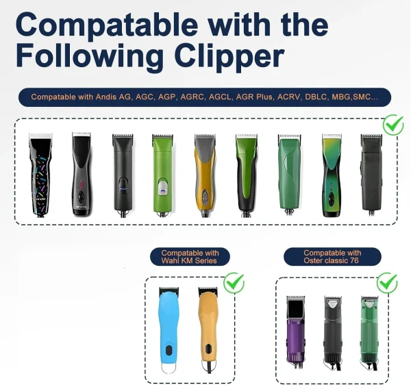 10#，30#，40#，3F，4F，5F，7F A5 Blade Fit For Andis & Oster & Moser & Wahl KM10 Series Pet Grooming Dog clipper Trimmer