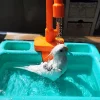 Bird Shower and Feeder with Automatic Parrot Bath Tub Faucet - Keep Your Birds Clean Happy Feeders Burd accesories