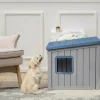 Dog House Indoor and Outdoor with Weatherproof Roof Removable Floors for Small to Middle Sized Dogs Easy to Assemble