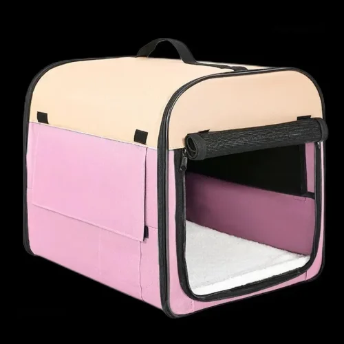 Convenient Foldable Dog Houses for Camping Modern Cloth Breathable Small Kennels Simple Comfortable Designer Dog Cage for Car