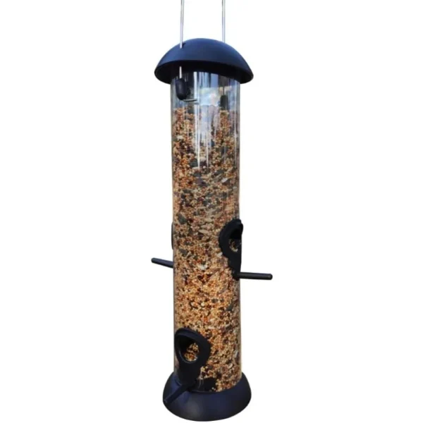 Hanging Wild Bird Seed Feeder Bird Food Dispender Outdoor Garden Feeding Tool Outside Hanging
