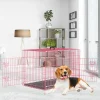 48 inch dog cage dog house folding metal wire dog cage