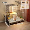 Rabbit Cage Large Space Household Large Villa Rabbit Nest with Toilet