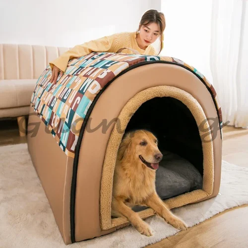 Dog Kennel, Winter Warmth, Large Dog, Super Large Dog House, Enclosed House, Removable and Washable in Winter