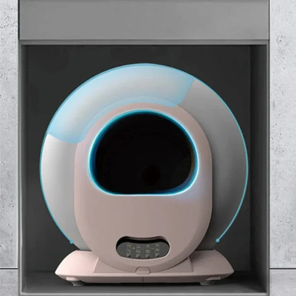 Pet Smart Cat Litter Box Fully Automatic Cleaning Large Fully Enclosed Deodorizing and Splash-proof Electric Cat Toilet