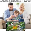 2.4G WIFI Smart Bird Feeder with Camera 1080P Auto Capture Bird Video and Motion Detection Notification AI Identify Bird Species