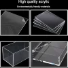 Transparent Goldfish Tank Home Landscape Aquarium Office Desktop Fish Tank Fish Breeding Supplies Turtle Tank with Led Light