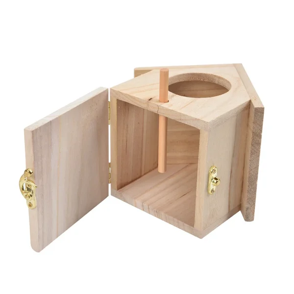 Hot Sale Wooden Large Nest Dox House Bird Bird Box Garden decoration Outdoor Wooden Boxes Bird Cages Nests Daily Necessities