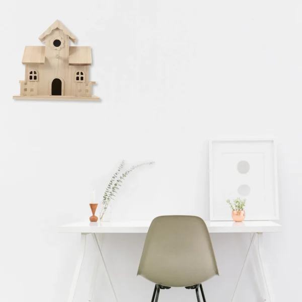 Wooden Bird House Pet Bird Nest Hanging Sleeping Nest Bird Nest Box Garden Decor Wooden Bird Nest Nest Decoration