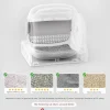 Tonepie 65L Automatic Smart Cat Litter Box Self Cleaning Fully Enclosed Cat Litter Box Pet Toilet Litter Tray English versions