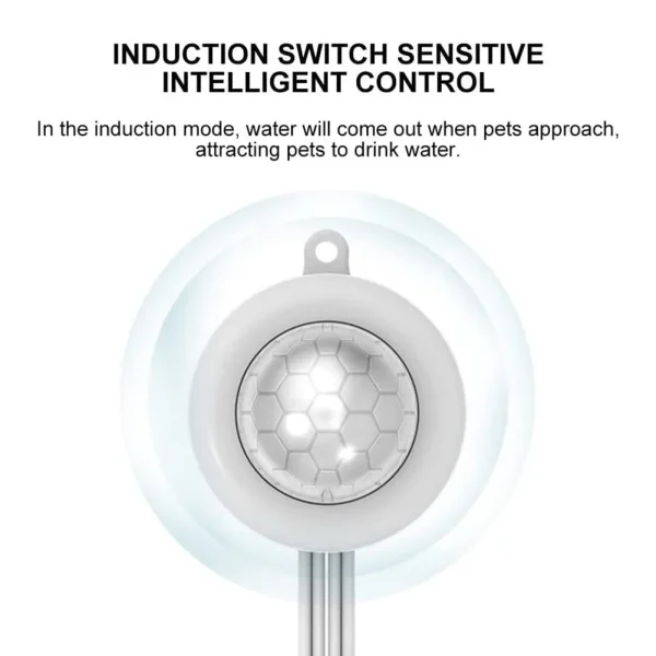 Pet Water Dispenser Motion Sensor with USB Interface Automatic Start Stop Cats Dispenser Portable Universal Pet Accessories
