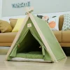 Modern Pet Tent for Home Four Seasons Universal Enclosed Dog Houses with Cushion Creative Unique Household Outdoor Dog Kennel Z