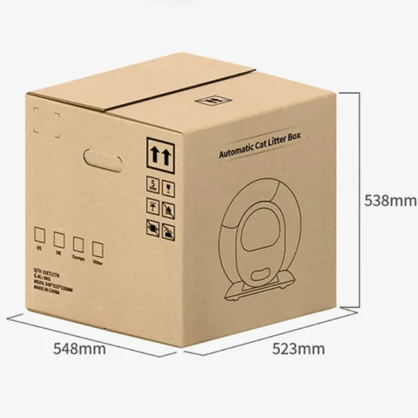 Pet Smart Cat Litter Box Fully Automatic Cleaning Large Fully Enclosed Deodorizing and Splash-proof Electric Cat Toilet