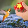 1Set Hummingbird Feeder Hand Held Accessories Durable Bird Feeder Plastic Hanging Dispenser Hummingbird Food Feeder for Garden