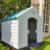 Home Balcony Plastic Dog Houses Kitten Villa Four Seasons Universal Pet Kennels Outdoor Rainproof Medium Large Small Dogs Cage