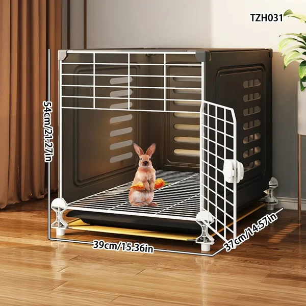 Rabbit Cage Household Extra Large Double-Layer Indoor Special Automatic Feces Cleaning Guinea Pig Cage Two-Story Platform Small House
