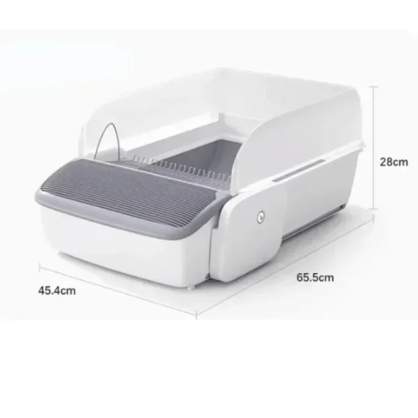 Automatic Intelligent Cat Litter Box Self-cleaning Cat Sandbox Scooping Open Semi-enclosed Cats Toilet Oversized Pet Supplies