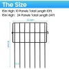 22 Pack Animal Barrier Fences, 1.5" Gap No Panels, Patio Total 22 ft(L)×16 in(H), Houses, Kennels