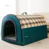 Four Seasons Universal Dog Kennel Removable Washable Dog House Winter Warm Dogs Bed House Type Pet Supplies Large Dogs Houses M