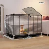 Rabbit Cage Double-Layer Household Extra-Large Automatic Feces Cleaning Guinea Pig Dwarf Rabbit Cage Indoor Special Two-Story Platform
