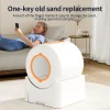 Anti Splash Open Top Automatic Cat Litter Box Self Cleaning