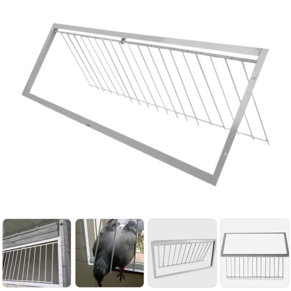 Sturdy Pigeon Jumping Cage Door Racing Trap Bird House Entrance Loft Gate Pet Products Bird Cages Nests Pigeon Trap Pigeon Birds