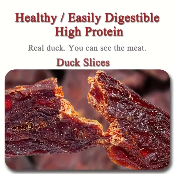 100g/500g(3.53oz/17.6oz) Duck Slices Dog Treats For Small, Medium, & Large Dog, Healthy, Easily Digestible, And High Protein