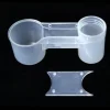 Plastic Pet Bird Drinker Feeder Water Bottle Cup Cat Chicken Pigeon Parrot Hamster Double Nozzle Water Guide For Family Garden