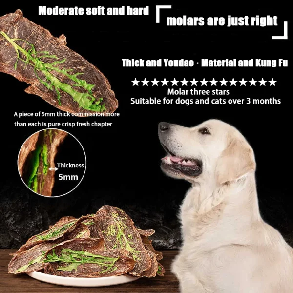 Bitter Chrysanthemum Duck Dried Meat Pieces Dog Snacks Grinding Stick Pet Size Puppies Training Reward Heat Clearing and Fire