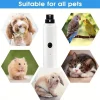 Dog Nail Grinder - Dog Nail Grinder with 3 Grinding Ports - Silent Rechargeable Electric Nail Trimmer for Small to Large Dogs